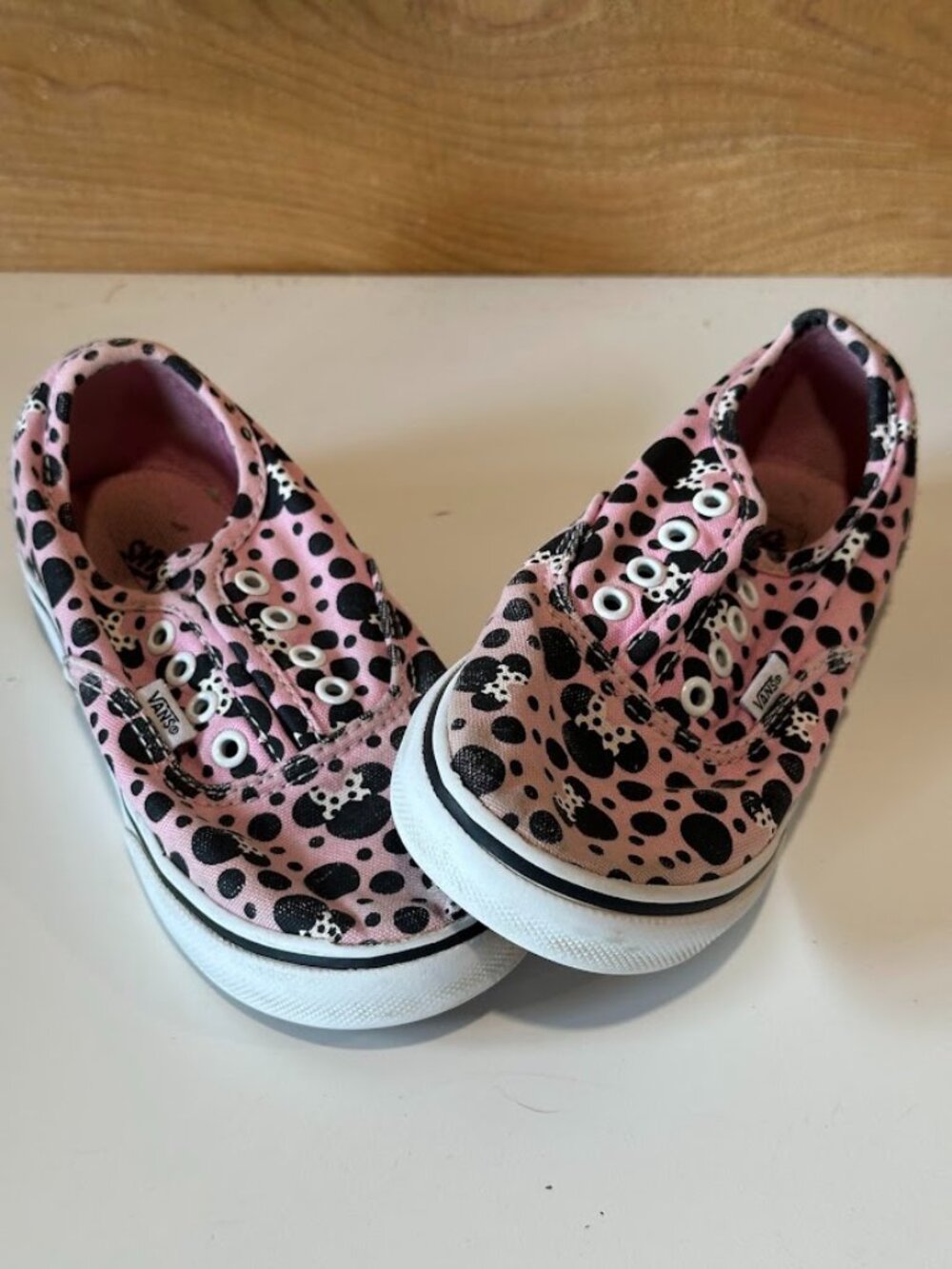 Vans Pink Minnie Mouse - Toddler Size 9
